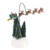 Department 56 Animated Flaming Sleigh New