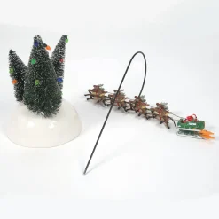 Department 56 Animated Flaming Sleigh New