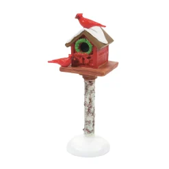 Department 56 Cardinal Christmas Bird Feeder Hot
