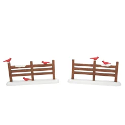 Department 56 Cardinal Christmas Fence Discount