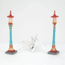 Department 56 Chinatown Post Lamps S/2 Discount