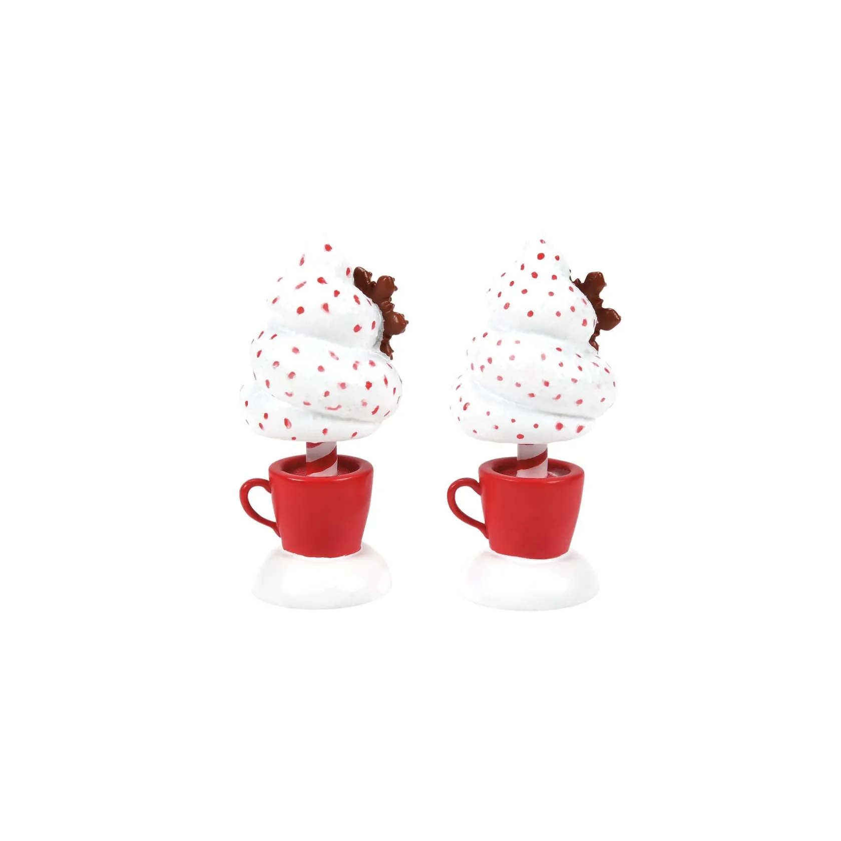 Department 56 Cocoa & Cream Topiary S/2 New