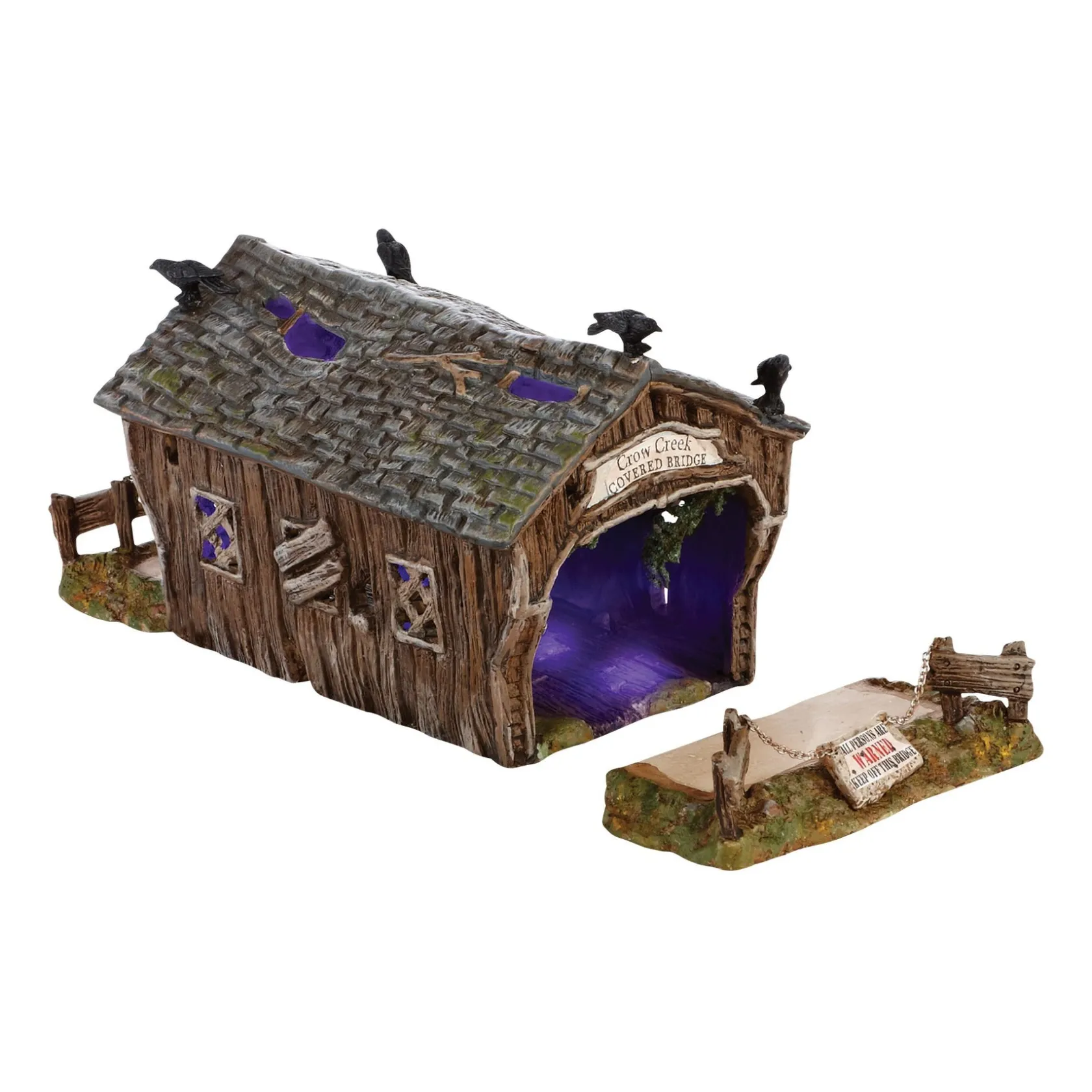 Department 56 Crow Creek Covered Bridge Hot