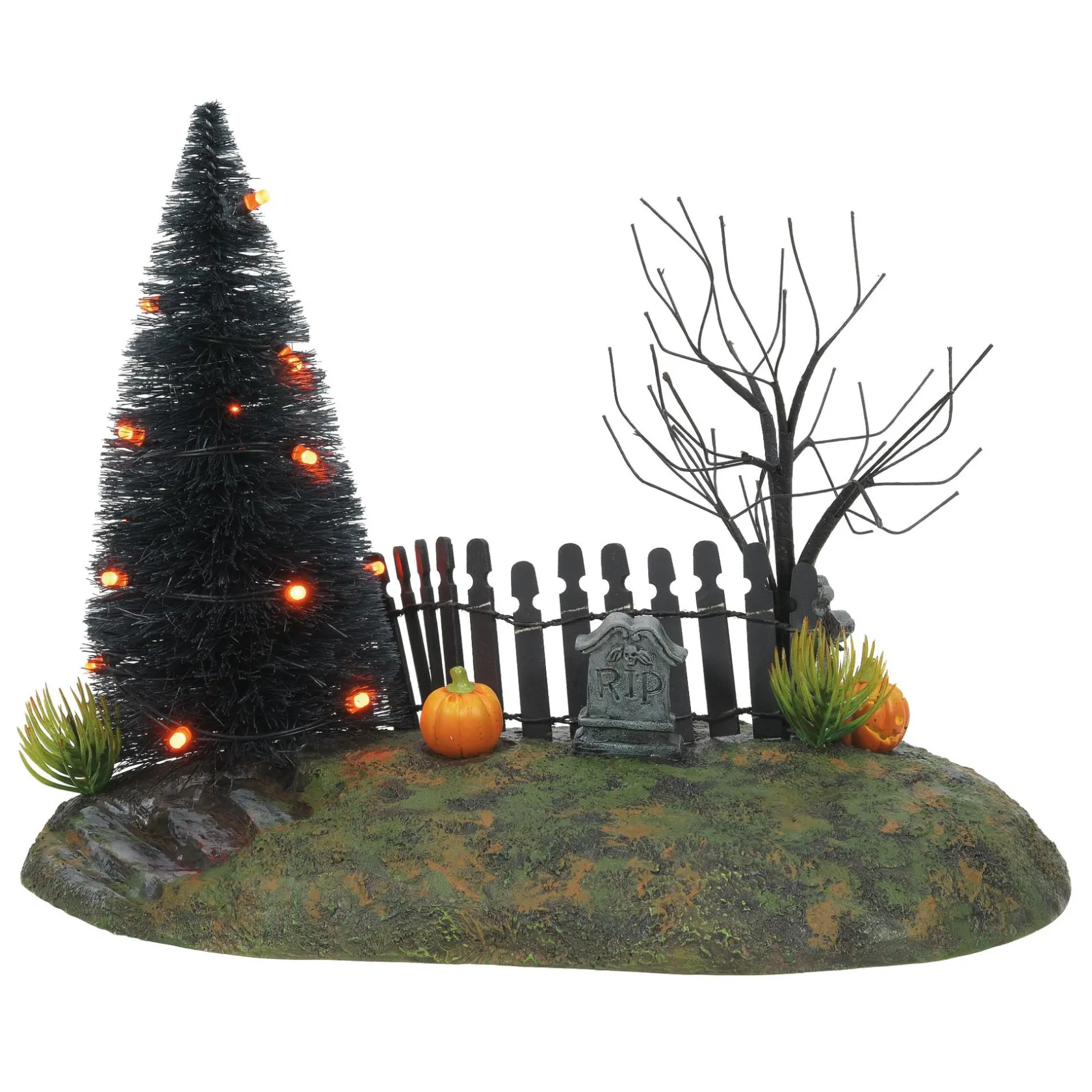 Department 56 Fright Night Lit Base New