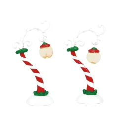 Department 56 Grinch Streetlights, st/2 Sale
