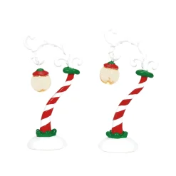 Department 56 Grinch Streetlights, st/2 Sale