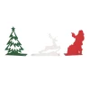 Department 56 Holiday Silhoutte Set/3 Sale