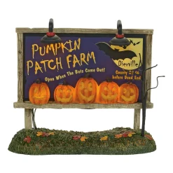 Department 56 Lit Pumpkin Patch Billboard Outlet