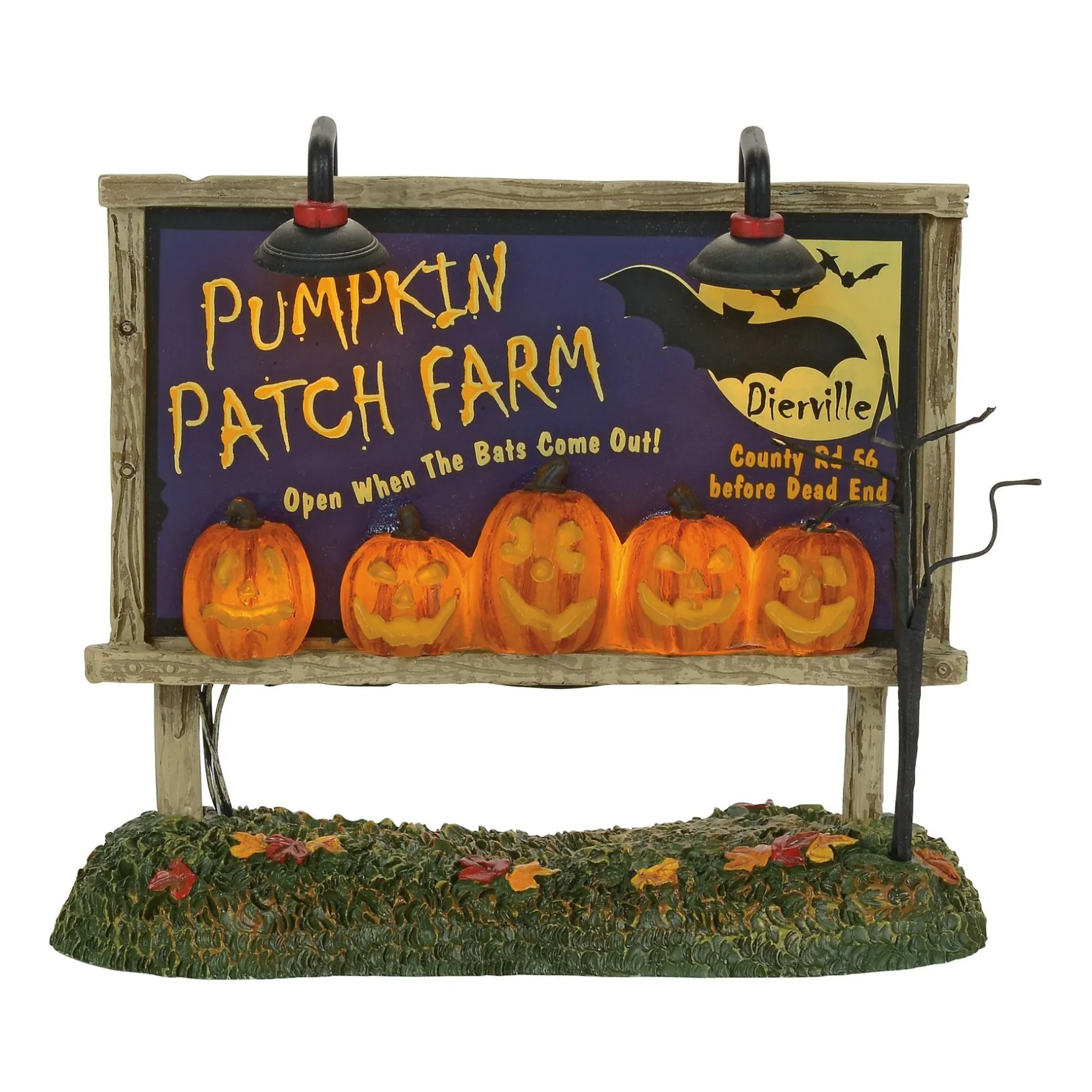 Department 56 Lit Pumpkin Patch Billboard Outlet
