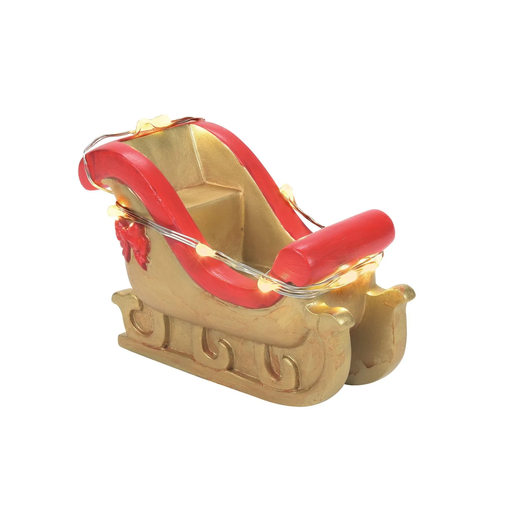 Department 56 Lit Santa's Golden Sleigh New