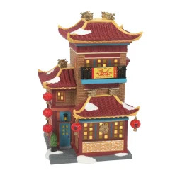 Department 56 Lunar Dragon Tea House Hot