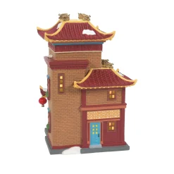 Department 56 Lunar Dragon Tea House Hot