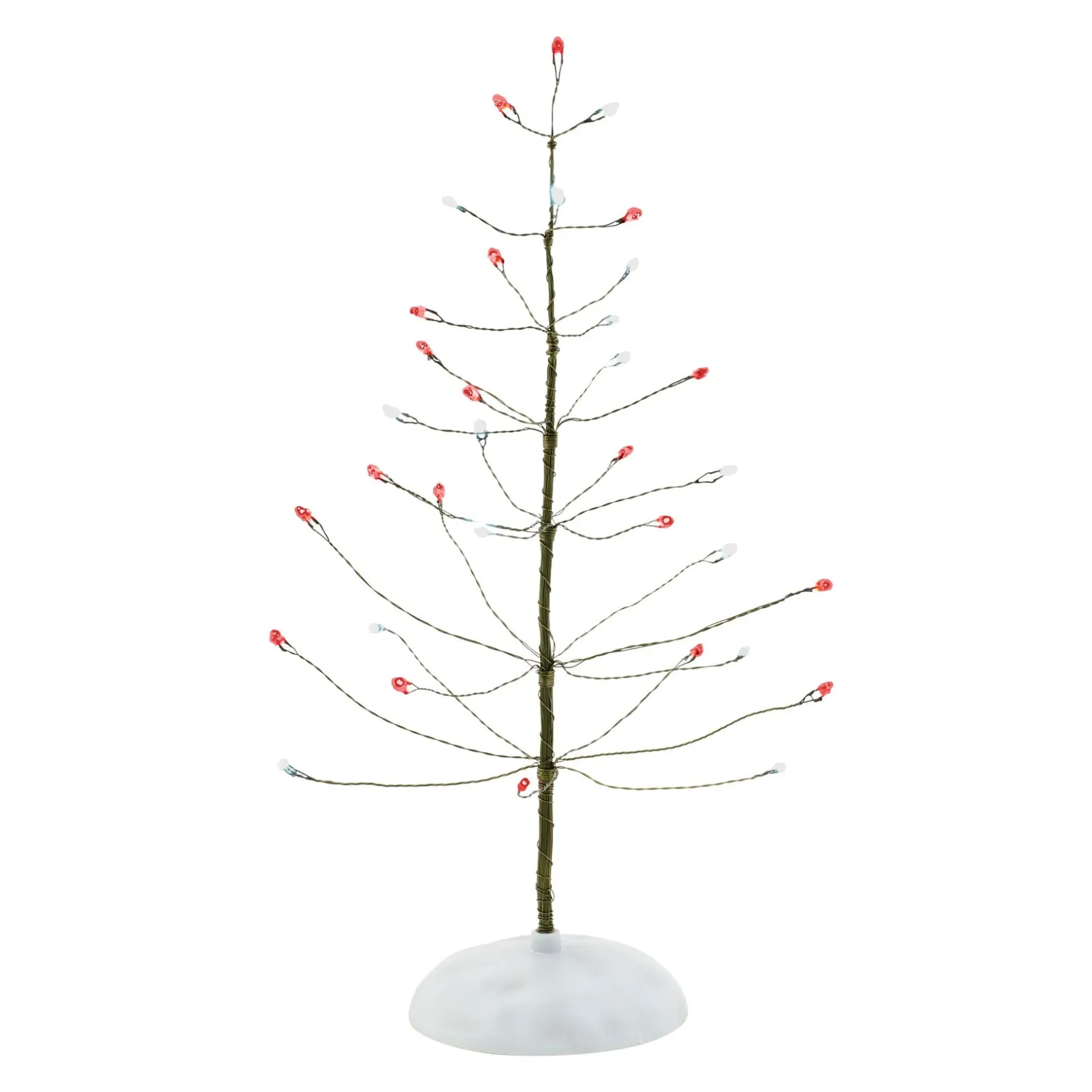 Department 56 Red & White Twinkle Brite Tree Clearance