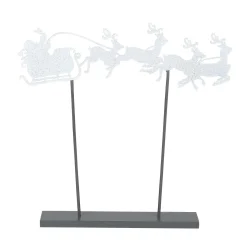 Department 56 Santa's Sleigh Silhouette New
