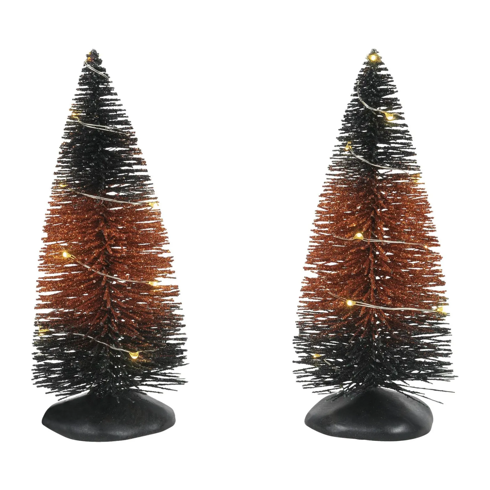 Department 56 Trad'l LIT Hlwn Trees set of 2 Sale