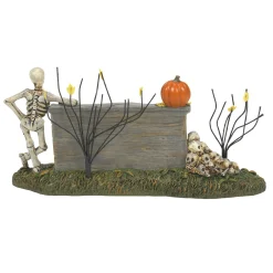 Department 56 We're A Skeleton Crew Sign