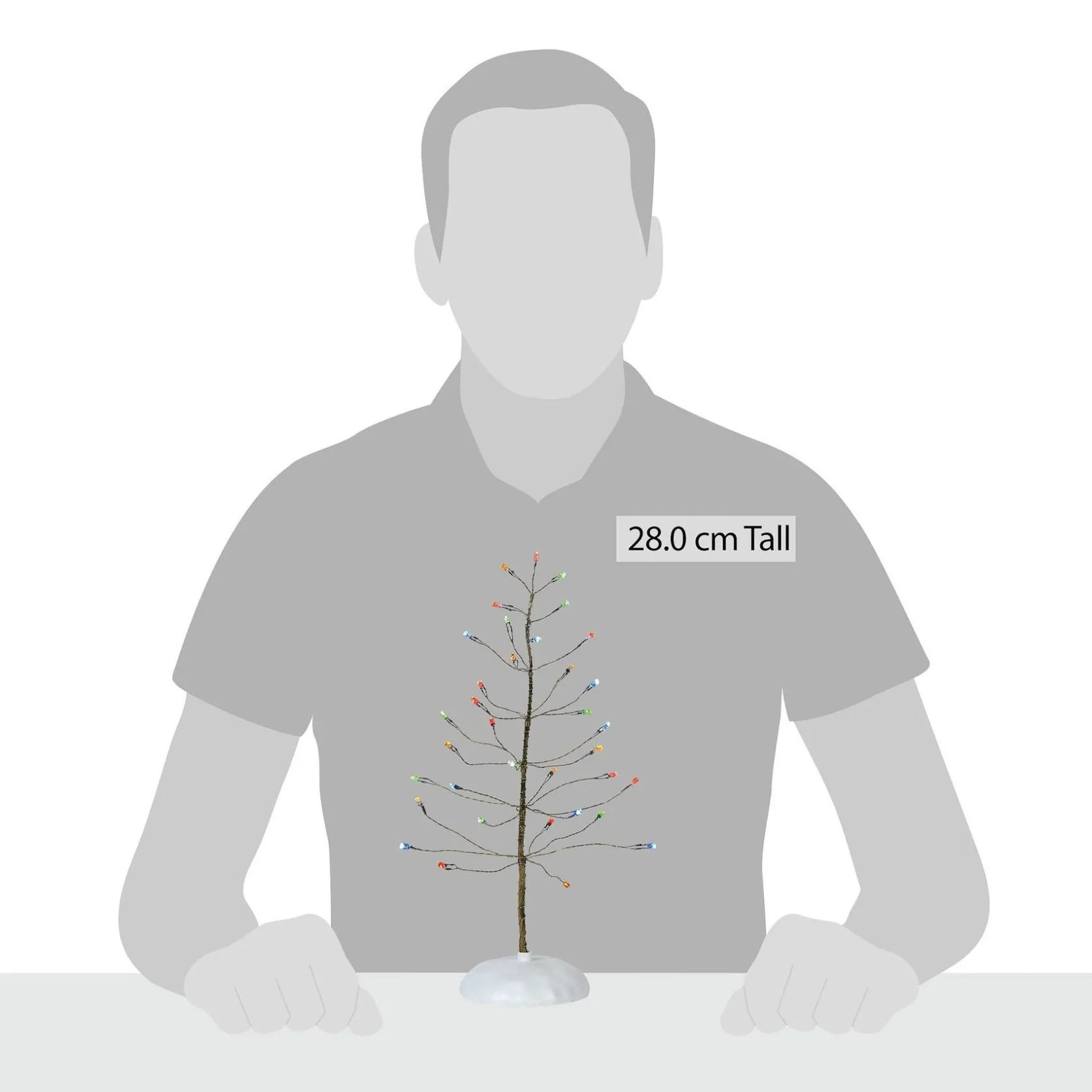 Department 56 Winter Brite Tree Multi New